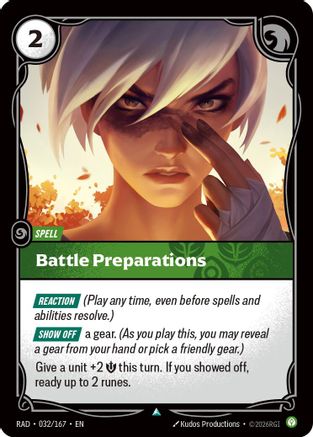 Battle Preparations