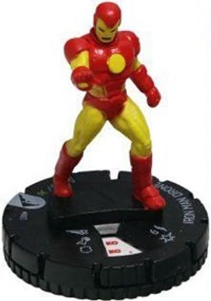 Heroclix Chaos War set Iron Man #024 Uncommon figure w/card! 