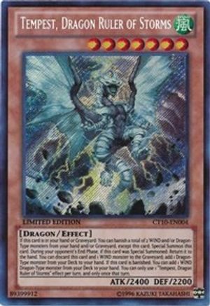 Yu-Gi-Oh 2013 CT10 Wave 2 Tins Redox Dragon Ruler of Boulders & Tempest SEALED 