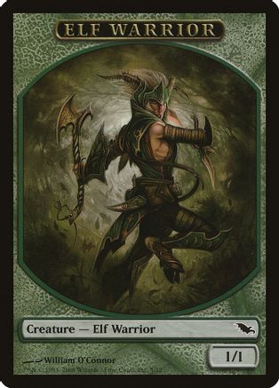 Lorwyn 4 Elf Warrior Token 
