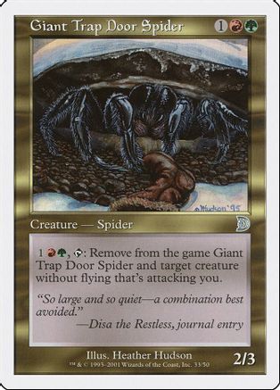 Giant Trap Door Spider