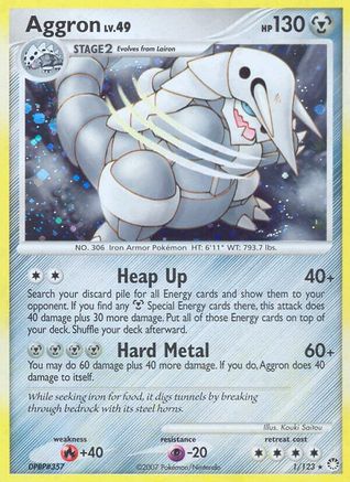 Mysterious Treasures Aggron #1