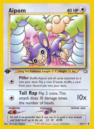 Neo Genesis Aipom #026