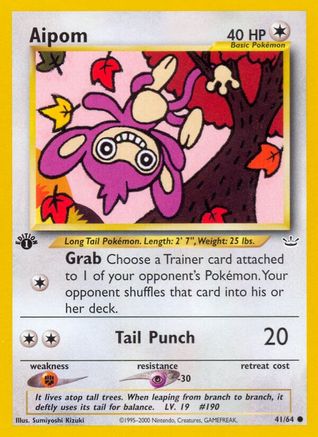 Neo Revelation Aipom #41
