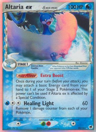 Dragon Frontiers Altaria ex (Delta Species) #90