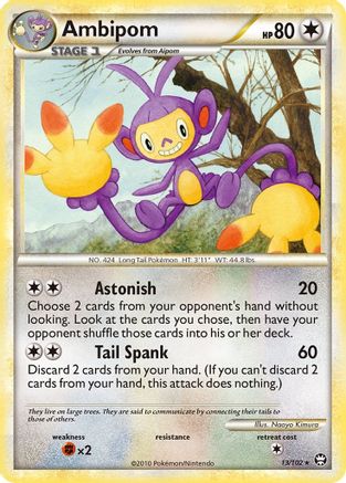 Spiritomb 10/102 Holo Rare HGSS Triumphant Pokemon Card Values - MAVIN