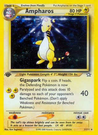 Neo Genesis Ampharos #001