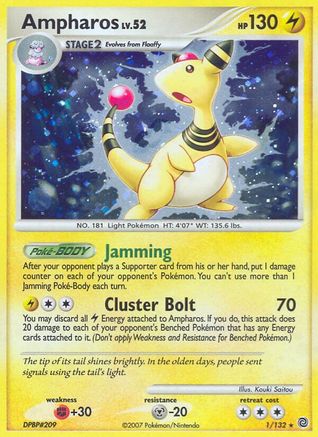 Secret Wonders Ampharos #1