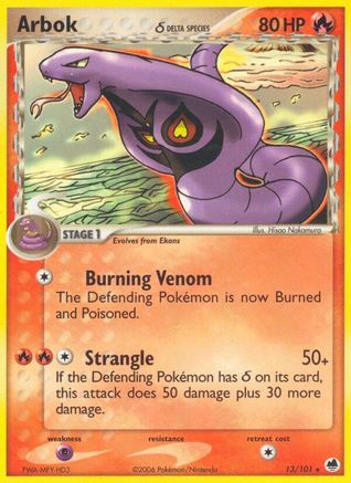 Dragon Frontiers Arbok (Delta Species) #13