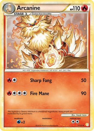 HeartGold SoulSilver Arcanine #1