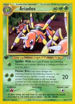 Neo Genesis Ariados #027