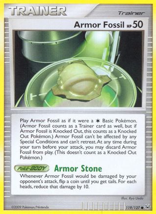 Platinum Armor Fossil #119