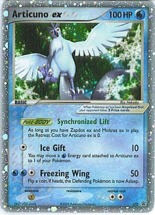 Nintendo Promos Articuno ex - 032 (EX Collector's Window Tins) #032