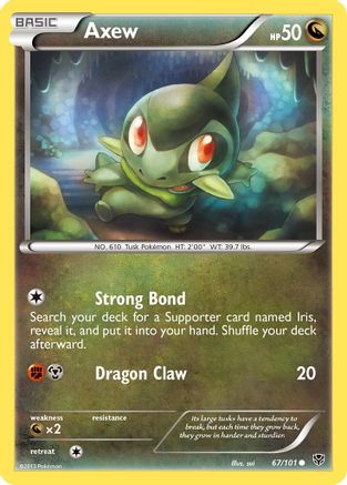 Plasma Blast Axew #67