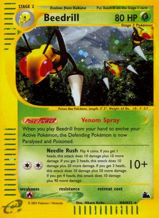 Skyridge Beedrill (H4) #H04