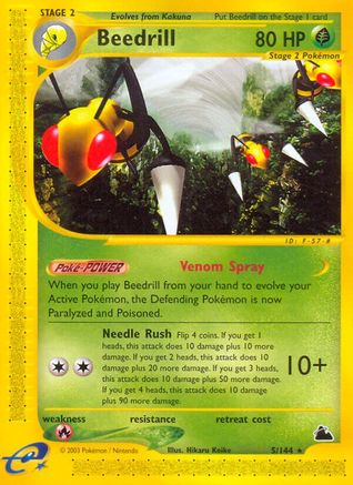 Skyridge Beedrill (5) #005