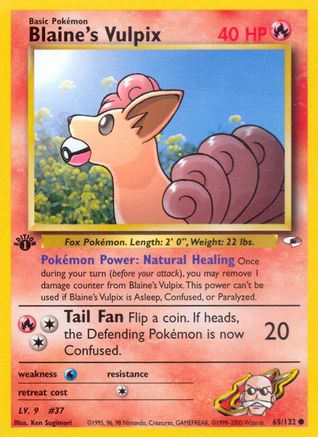 Gym Heroes Blaine's Vulpix #065