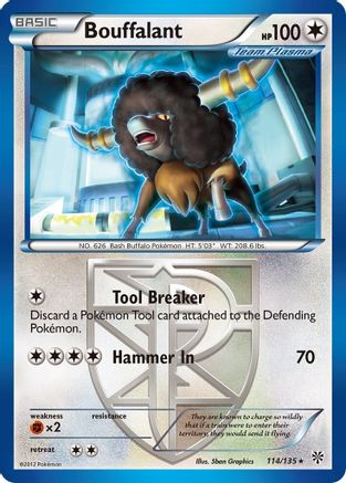 Plasma Storm Bouffalant (Team Plasma) #114
