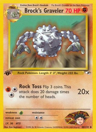 Gym Heroes Brock's Graveler #040