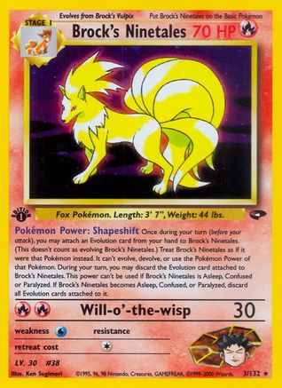 Gym Challenge Brock's Ninetales #003