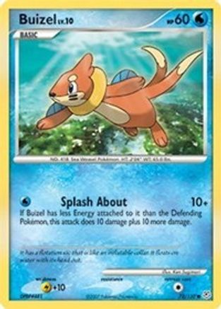 Diamond and Pearl Buizel #72