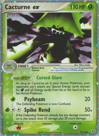 Emerald Cacturne ex #91