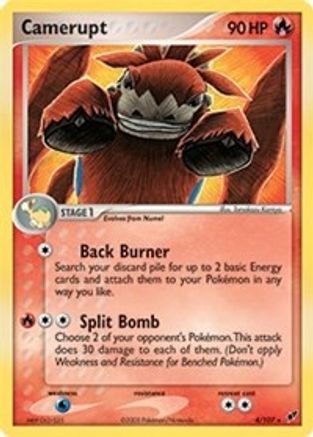 Deck Exclusives Camerupt - 4/107 (EX Deoxys) #004
