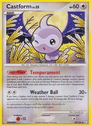 Legends Awakened Castform #48