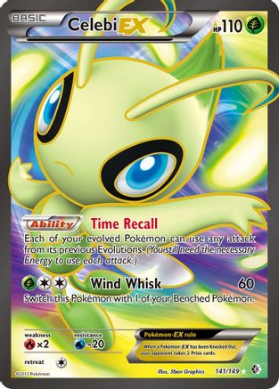 Boundaries Crossed Celebi EX (141 Full Art) #141