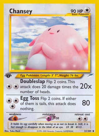 Neo Destiny Chansey #031