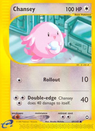 Aquapolis Chansey #069