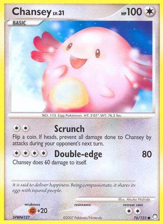 Mysterious Treasures Chansey #76