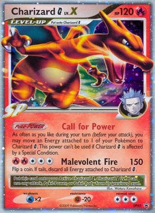 Pokemon Promo Ultra Rare Charizard G LV.X DP45