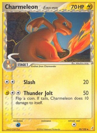 Crystal Guardians Charmeleon (Delta Species) #30