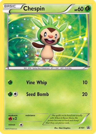 XY Promos Chespin #XY01