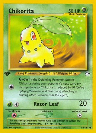 Neo Genesis Chikorita (54) #054