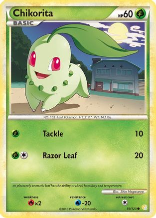 HeartGold SoulSilver Chikorita #59