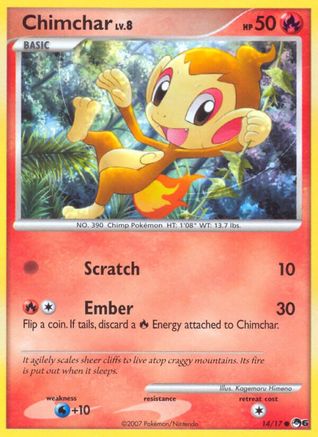 POP Series 6 Chimchar #014