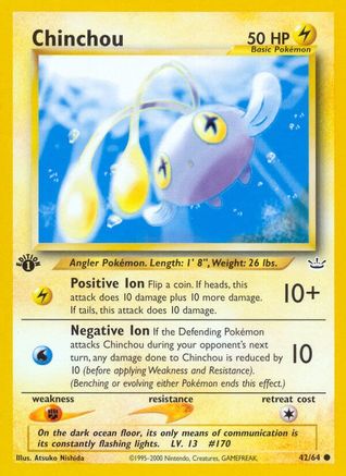 Neo Revelation Chinchou #42