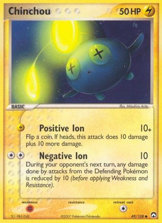 Power Keepers Chinchou #49