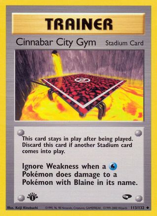 Gym Challenge Cinnabar City Gym #113