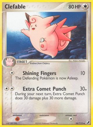 Unseen Forces Clefable #36