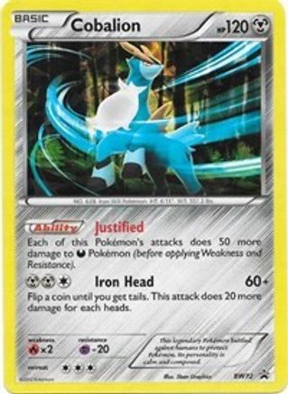 Black and White Promos Cobalion #BW72
