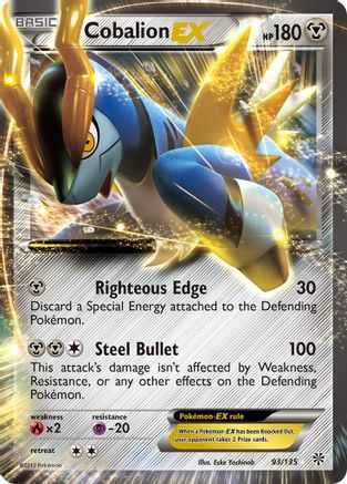 Plasma Storm Cobalion EX #93