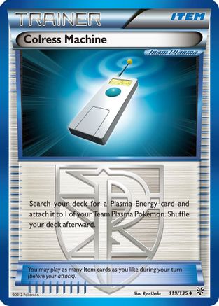Plasma Storm Colress Machine (Team Plasma) #119