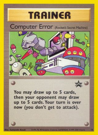 WoTC Promo Computer Error (Rocket's Secret Machine) #16