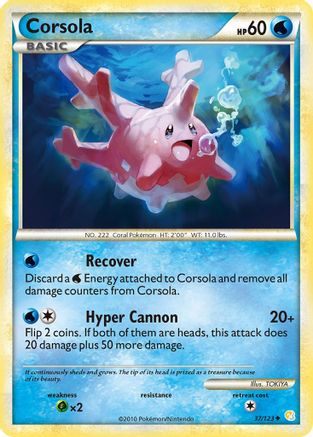 HeartGold SoulSilver Corsola #37