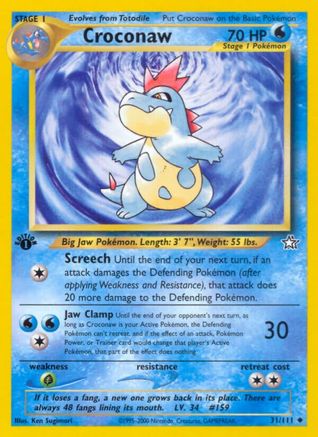 Neo Genesis Croconaw (31) #031