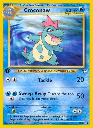 Neo Genesis Croconaw (32) #032