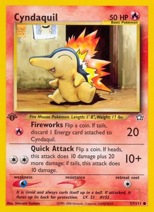 Neo Genesis Cyndaquil (57) #057